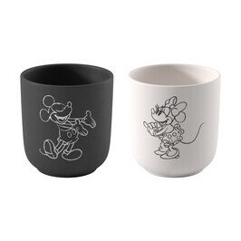 Kaffeebecher 2er-Set Manufacture Rock – Mickey Mouse Villeroy & Boch
