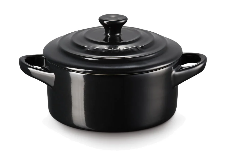 Mini-Cocotte 10 cm Schwarz