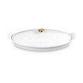 Fischbackform mit Deckel 34 cm Tradition White Le Creuset