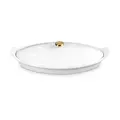 Fischbackform mit Deckel 34 cm Tradition White Le Creuset