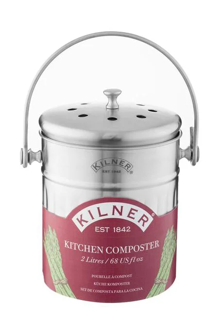 Tischabfallbehälter 2,0 l silber