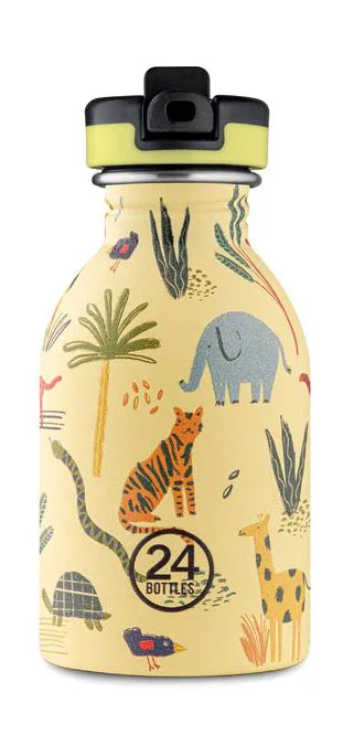 Trinkflasche 0,25 l Jungle Friends mit Sportdeckel