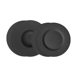 Teller-Set 4-tlg. Manufacture Rock Villeroy & Boch