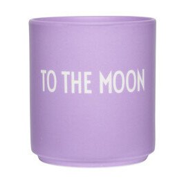 Becher 8 cm Favourite Fashion Colour To The Moon lila Design Letters