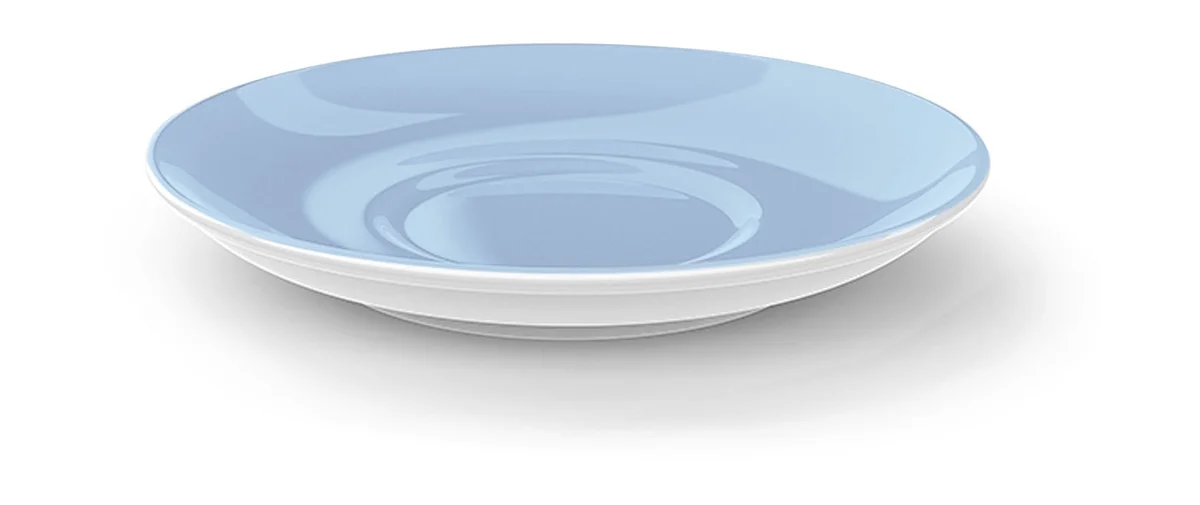 Kaffee-Untertasse 14 cm Solid Color Morgenblau