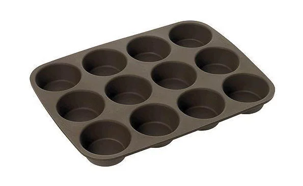 American Muffins Form 33x25 cm Flexi-Form braun
