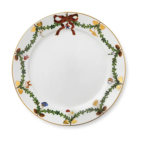 Star Fluted Christmas Teller 27 cm