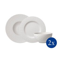 Starter-Set 6-tlg. EC Manufacture Rock blanc Villeroy & Boch