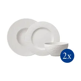 Starter-Set 6-tlg. EC Manufacture Rock blanc Villeroy & Boch