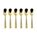 Espressolöffel-Set 6-tlg. Siena Mirror PVD Gold Sambonet