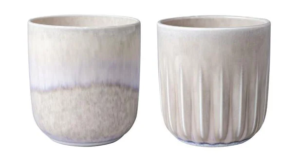 Becher-Set 2-tlg. Perlemor Sand