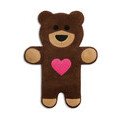 Wärmekissen Der Bär Teddy 35 cm Schokolade/mit Herz Leschi