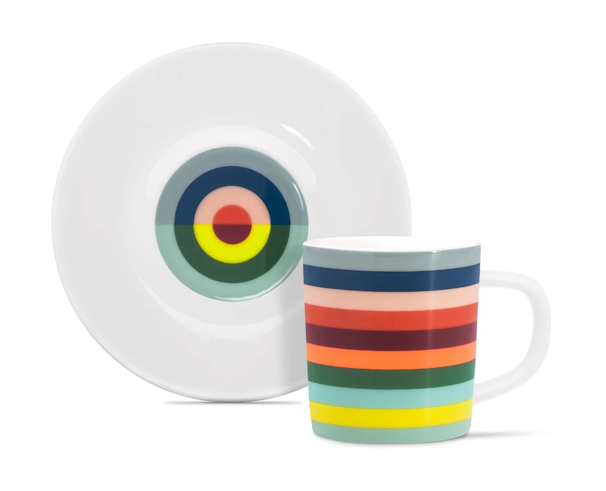 Espressotasse mit Untere 0,08 l Lorenzo mehrfarbig