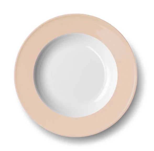 Suppenteller 23 cm Solid Color Peach