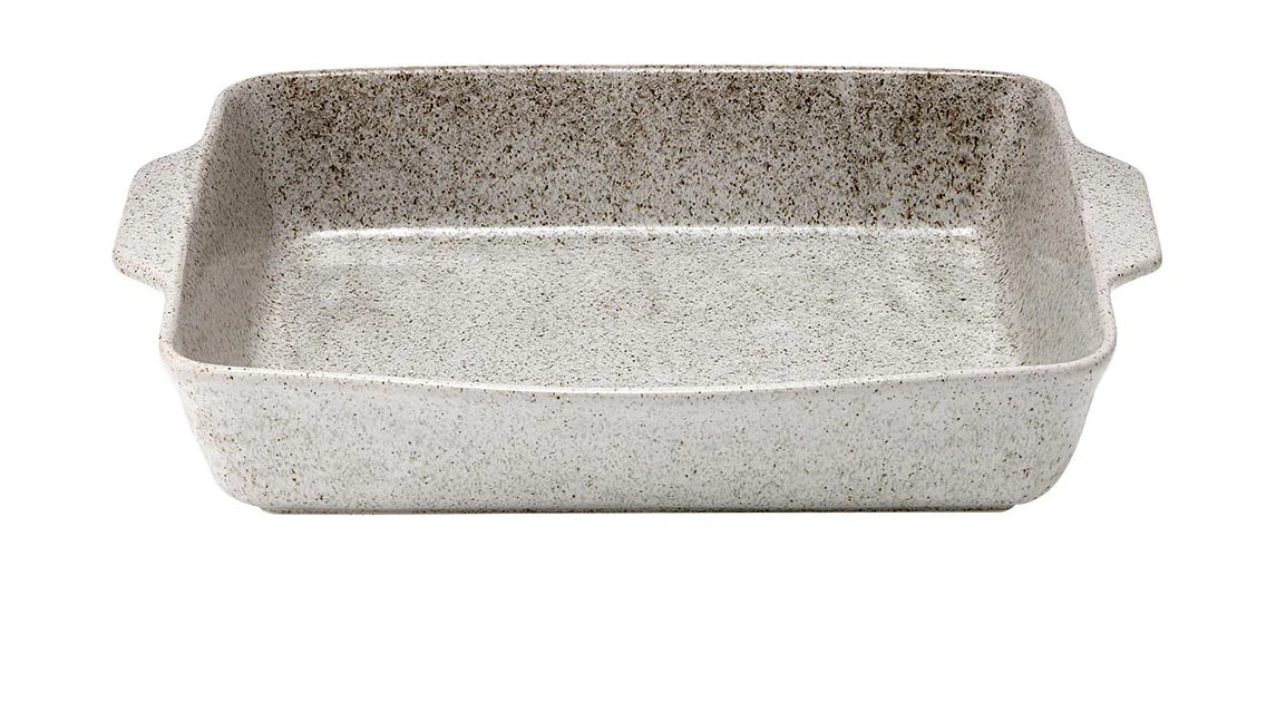 Auflaufform 39x26 cm Artisan hellgrau