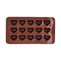 Pralinenform Herz 2er-Set Chocolaterie kupfer RBV Birkmann