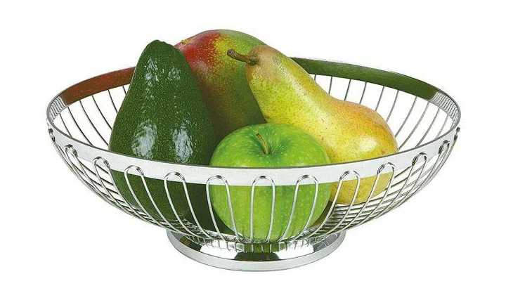 Brot- und Obstkorb 24 cm silber