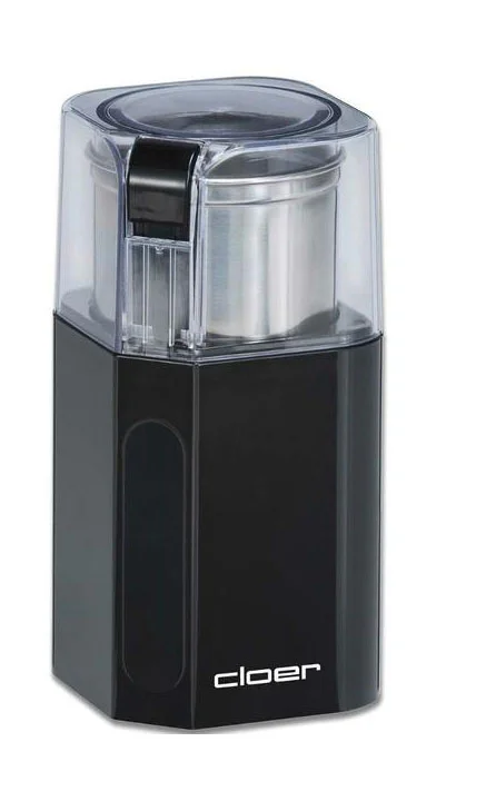 Elektrische Kaffee- und Gewürzmühle 19,5 cm schwarz