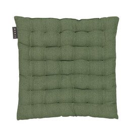 Sitzkissen 40x40 cm Pepper dunkles olivgrün Linum AB