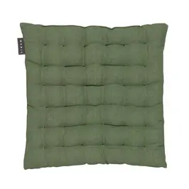 Sitzkissen 40x40 cm Pepper dunkles olivgrün Linum AB