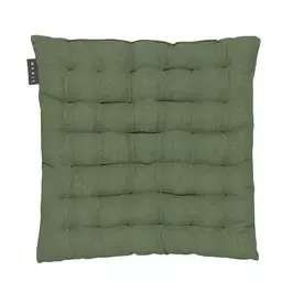 Sitzkissen 40x40 cm Pepper dunkles olivgrün Linum AB