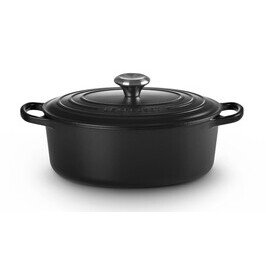 Bräter m.D. oval 35 cm Guss Signature schwarz Le Creuset