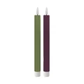LED Stabkerzen Ruka 24,5cm 2er-Set Remember