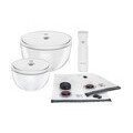 Vakuum Starter Set Glas Transparent-Weiß 9-tlg. Zwilling