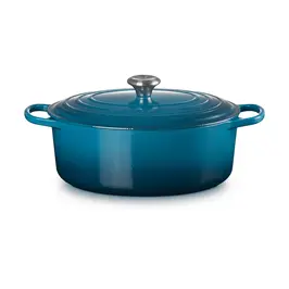 Bräter mit Deckel 31 cm Signature Deep Teal Le Creuset