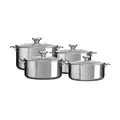 Topf-Set 4-tlg. edelstahl Le Creuset