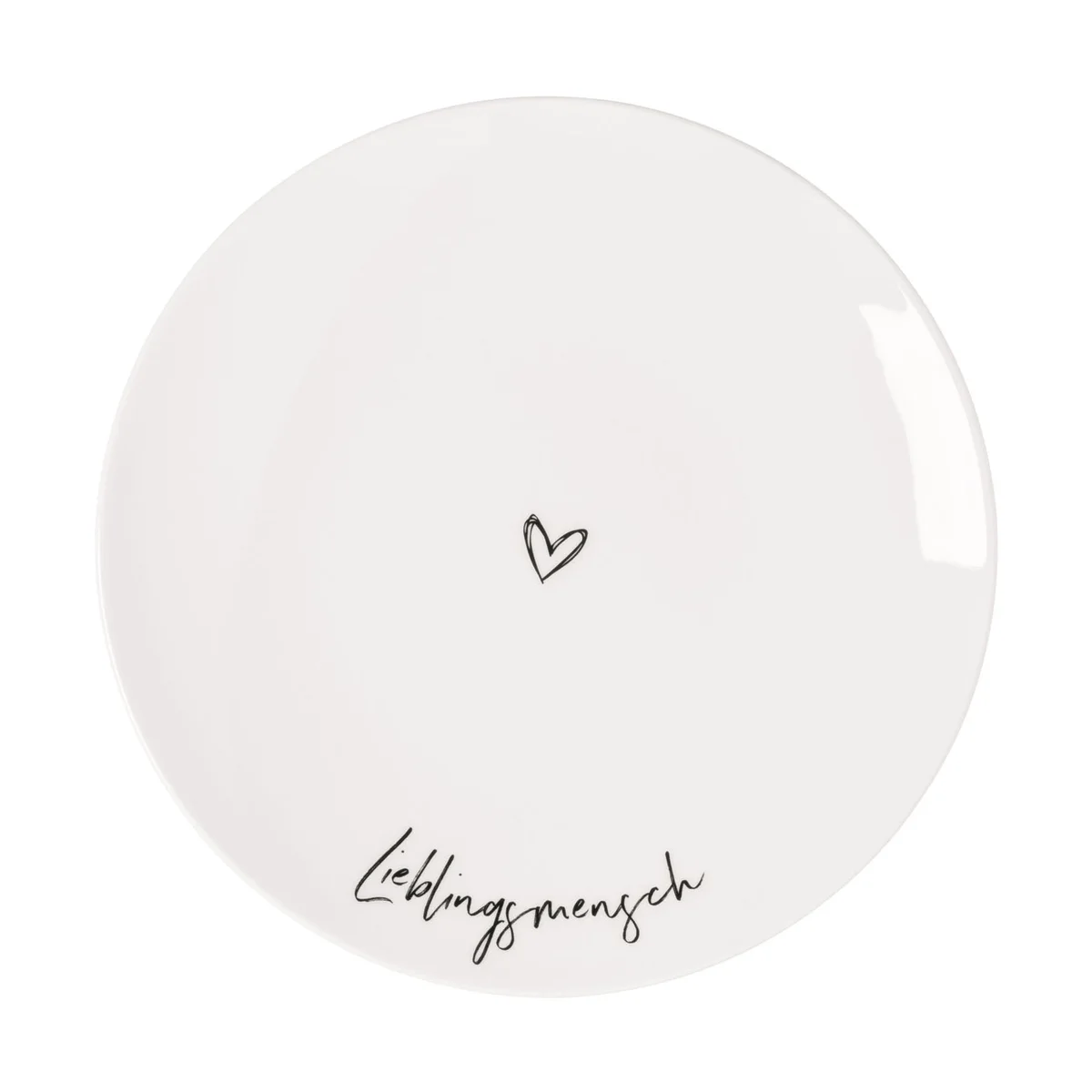 Frühstücksteller 21 cm Statement Lieblingsmensch