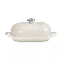 Brot Bräter oval 29 cm meringue Guss Le Creuset