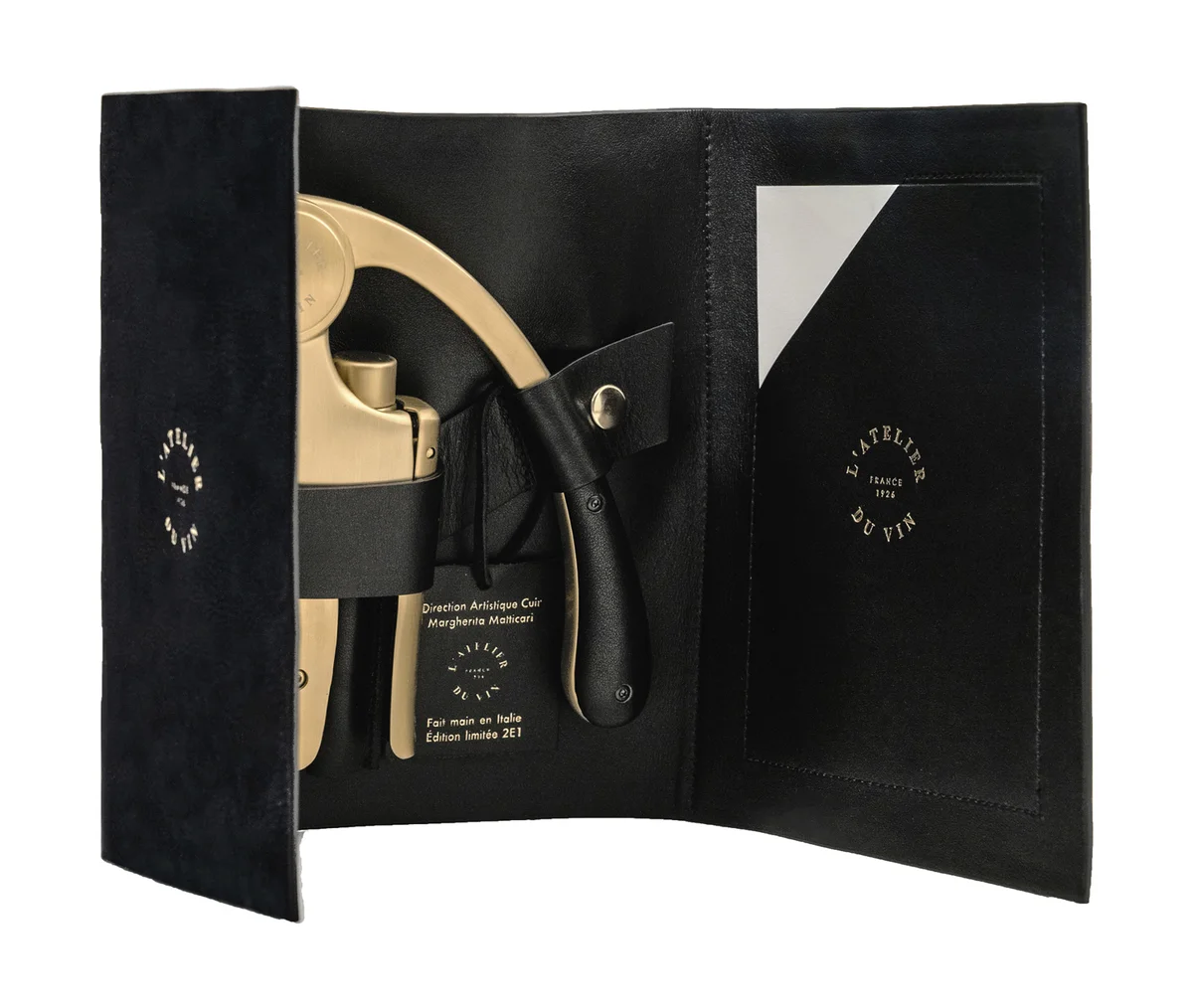 Geschenkset Sommelier-Set Oeno Motion Gold 2-tlg. Nomad Collection gold