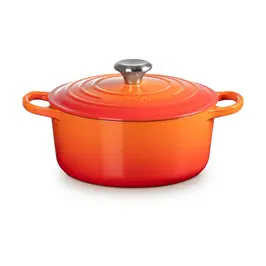 Bräter mit Deckel 24 cm Signature Ofenrot Le Creuset
