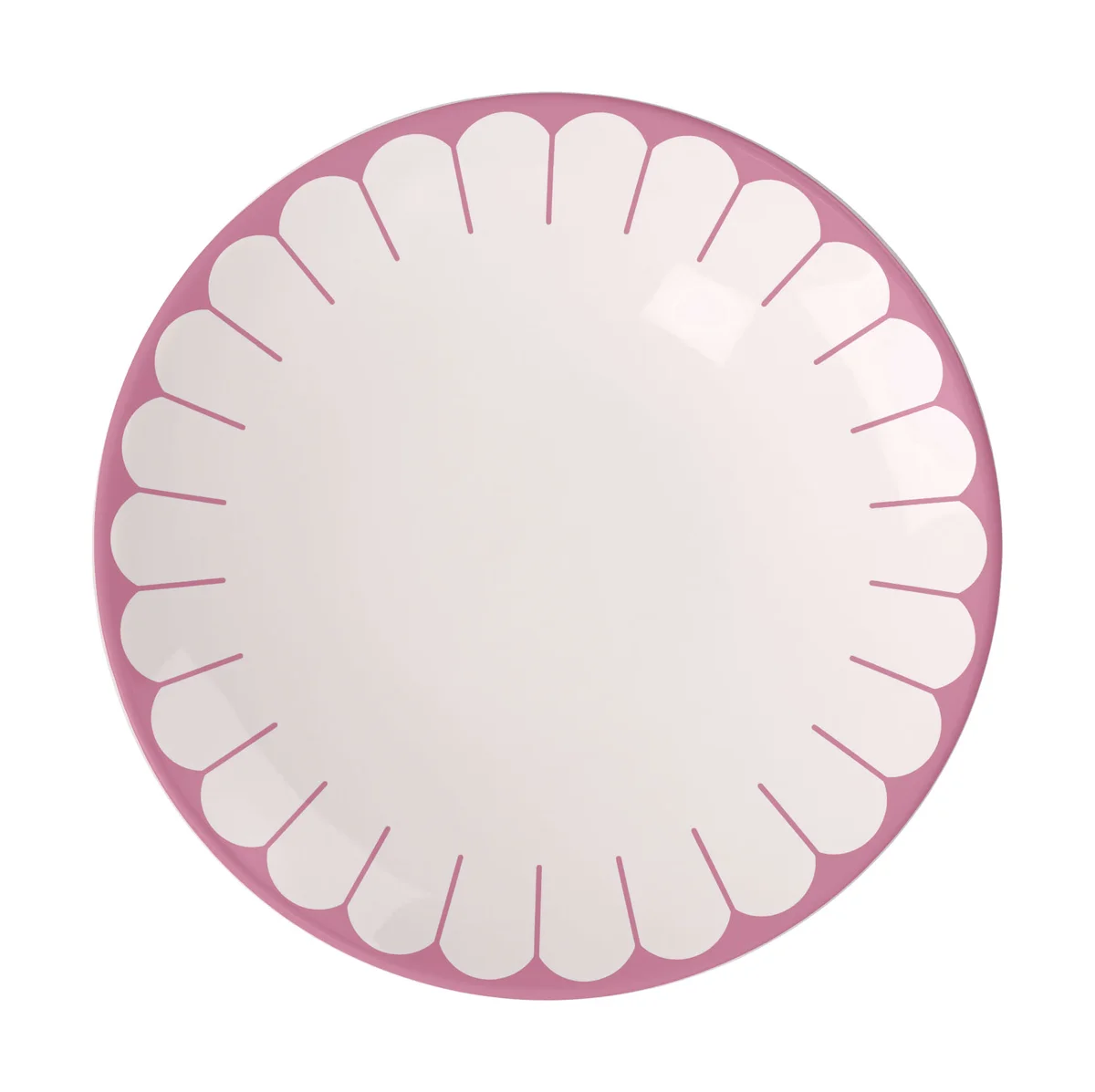 Frühstücks-/Dessertteller 21 cm Fleur cassis