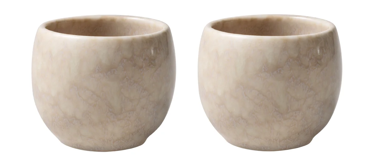Eierbecher 2er-Set Perlemor Home Sand