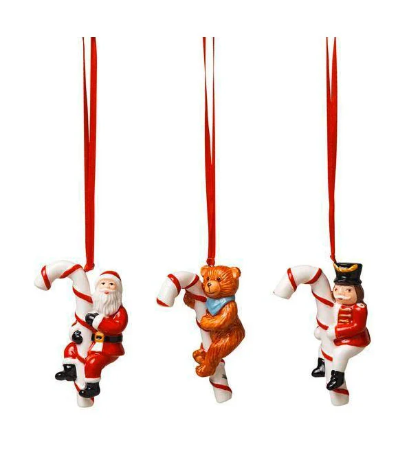 Ornamente Santa, Teddy, Zinnsoldat 3-tlg. Nostalgic Ornaments