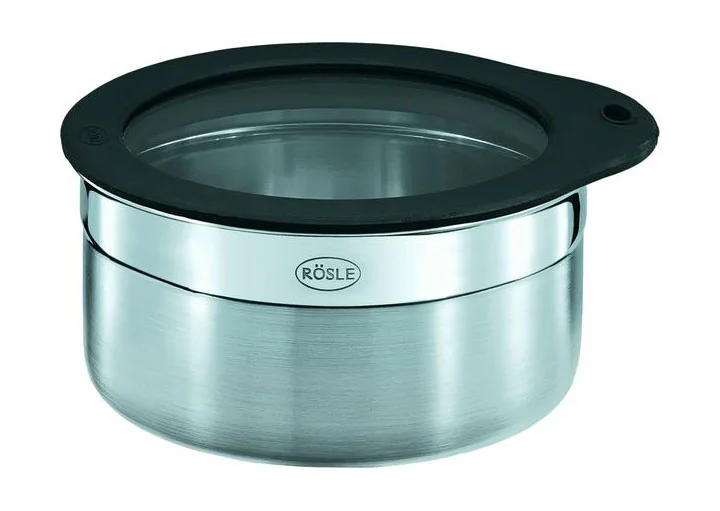 Dose mit Frischhaltedeckel Ø 12 cm Höhe 6 cm