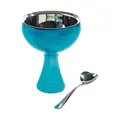 Eisbecher mit Löffel blau Big Love Alessi