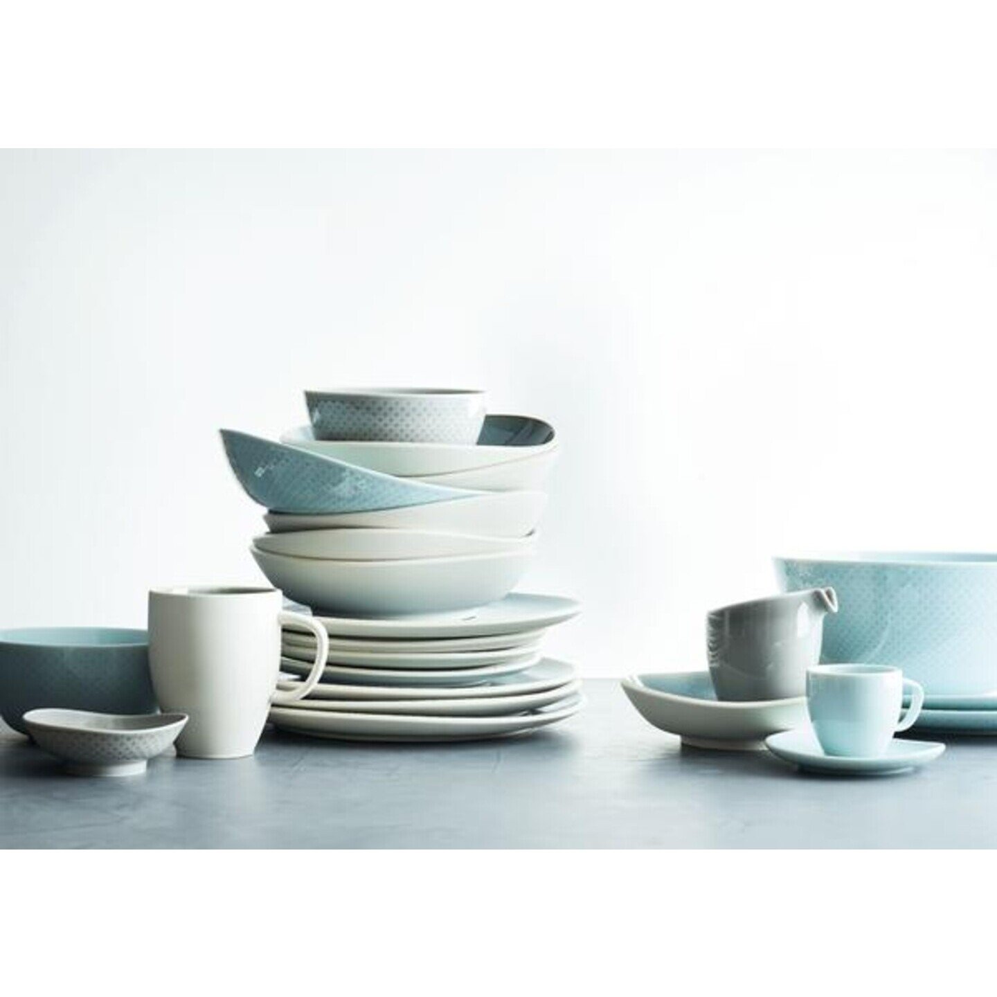 Tazza Combinata Rosenthal Junto Opal Green – Porcellana 0,28 L – Lavabile In Microonde