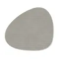 Glasuntersetzer 11x13 cm Curve Corduroy light grey LINDDNA