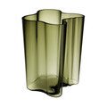 Vase 18 cm Alvar Aalto moosgrün Iittala