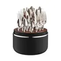 The Box - Riva 925 Sterlingsilber inkl. 24-tlg Besteckset Frozen Black Robbe & Berking