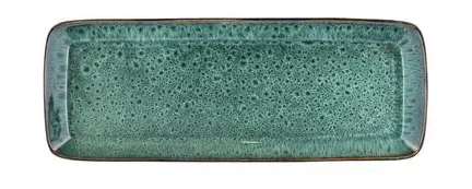 Platte 38x14cm black/green