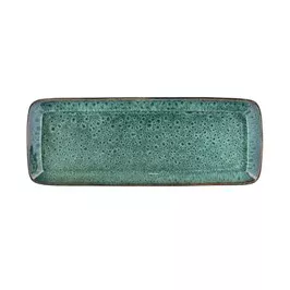 Platte 38x14cm black/green Bitz