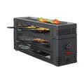 Raclette Pizza für 6 46x22x16 cm schwarz Spring