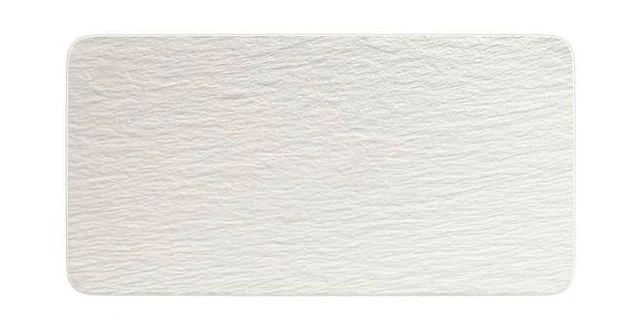 Servierplatte 35x18 cm Manufacture Rock blanc