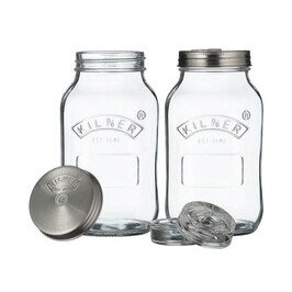 Fermentier-Set 2-tlg. transparent Kilner