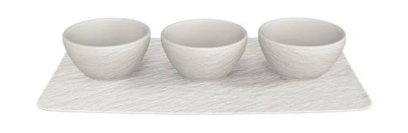 Dipschälchen-Set 4-tlg. Manufacture Rock blanc