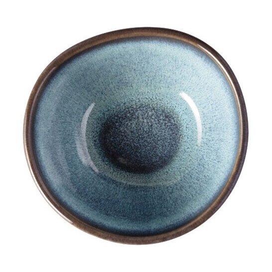 Like. By Villeroy & Boch Lave Glacé Schaaltje - Turquoise, 10.5x10 Cm